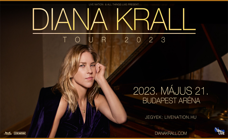 Jövőre újra Budapesten koncertezik Diana Krall