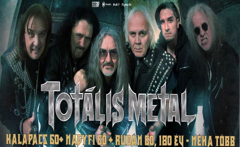 Kalapács 60+ Nagyfi 60 + Rudán 60 – 180 év néha több – Totális Metal nagykoncert április 30. Budapest, Barba Negra