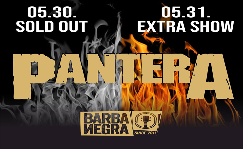 Pantera koncert 2023. május 31. Budapest, Barba Negra Red Stage