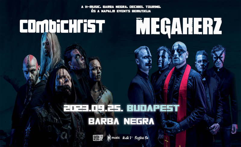 Combichrist, Megaherz koncertek 2023. szeptember 25. Budapest, Barba Negra Blue Stage