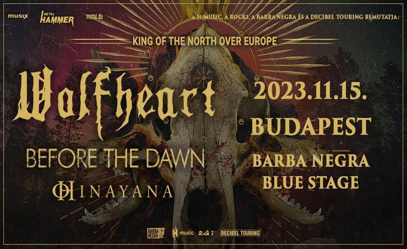 WOLFHEART – KING OF THE NORTH TOUR 2023 – 2023. november 15. Budapest, Barba Negra Blue Stage