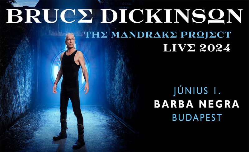 Bruce Dickinson szólókoncerttel érkezik Budapestre