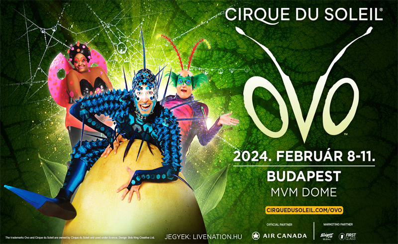 A nagy érdeklődésre való tekintettel még egy OVO előadás a Cirque Du Soleil társulatától Budapesten!