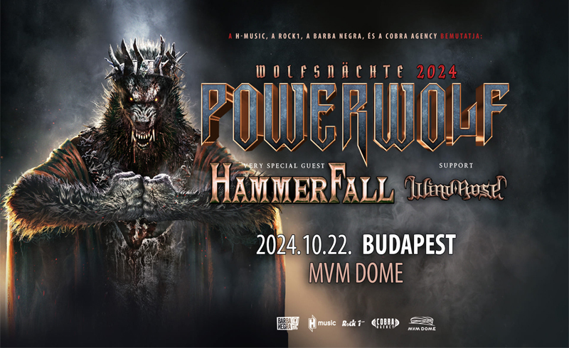 POWERWOLF- Wolfsnächte Tour 2024: október 22-én az MVM Dome-ban!