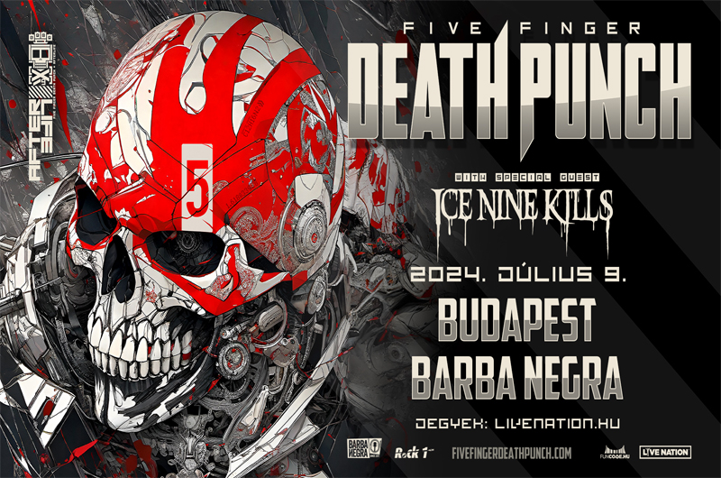 Five Finger Death Punch koncert 2024. július 9. Budapest, Barba Negra