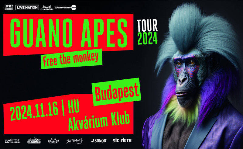 A Guano Apes jövő ősszel ismét felrázza Budapestet