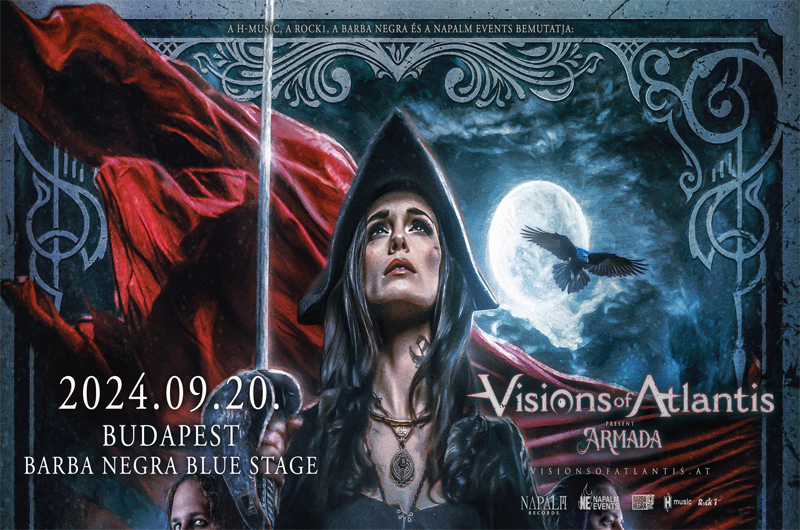 Visions Of Atlantis – Armada Tour + vendégek 2024. szeptember 20. Budapest, Barba Negra Blue Stage