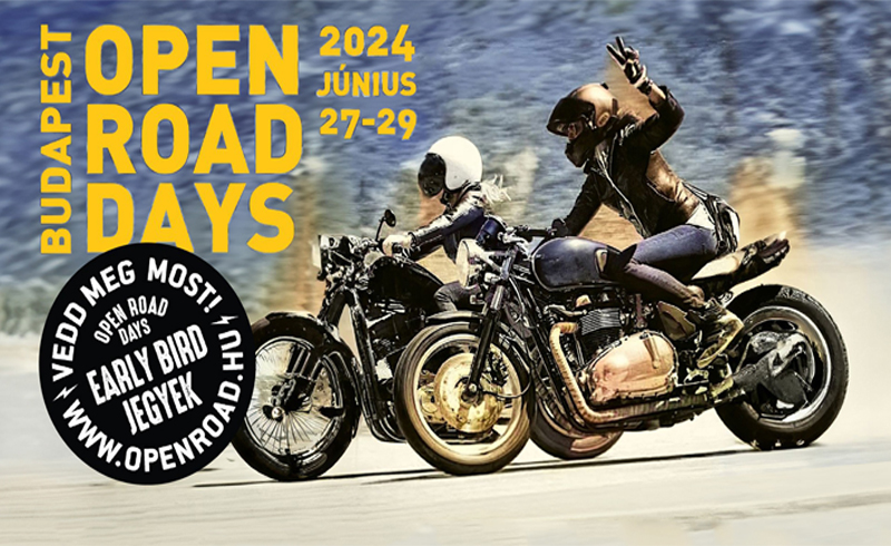 Open Road Days Fesztivál 2024. június 27-29. Budapest, Műegyetem rakpart