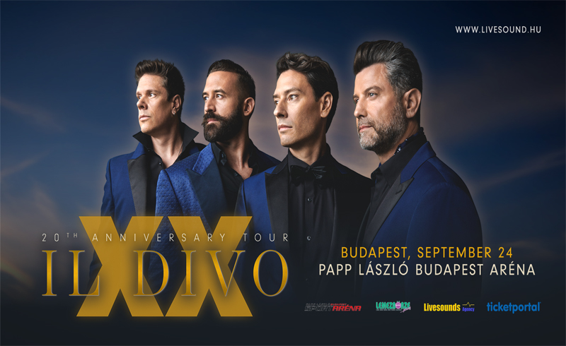 Il Divo koncert 2024. szeptember 24., Budapest, Papp László Budapest Sportaréna